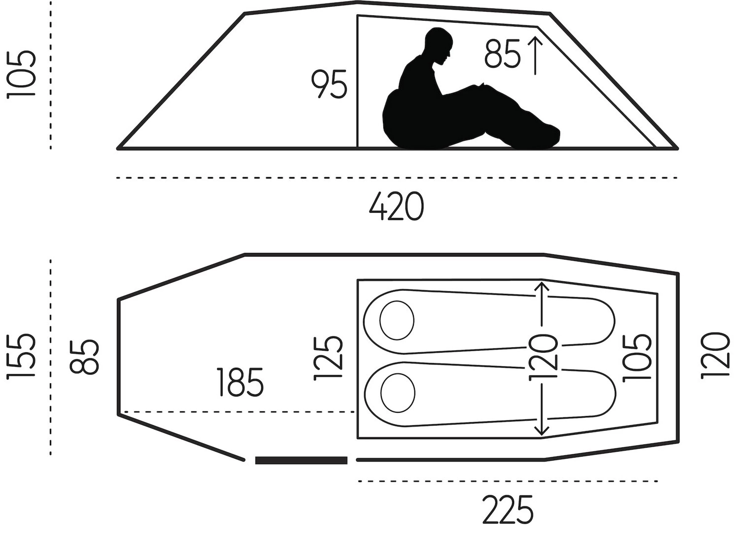 FJÄLLRÄVEN Abisko Endurance 2 Tent 2 FJÄLLRÄVEN Abisko Endurance 2 Tent - Billede 2