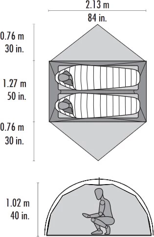 MSR Elixir™ 2 Tent 7 MSR Elixir™ 2 Tent - Billede 7