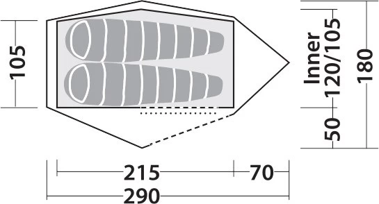 Robens Challenger 2 Tent 8 Robens Challenger 2 Tent - Billede 8