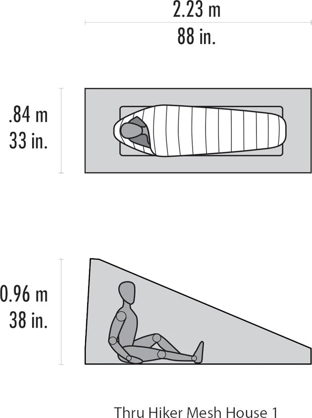 MSR Thru-Hiker™ Mesh House 1 3 MSR Thru-Hiker™ Mesh House 1 - Billede 3
