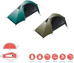 Grand Canyon Apex 1 Tent 17 Grand Canyon Apex 1 Tent -EventyrSøgerUdstyr 65000136 8