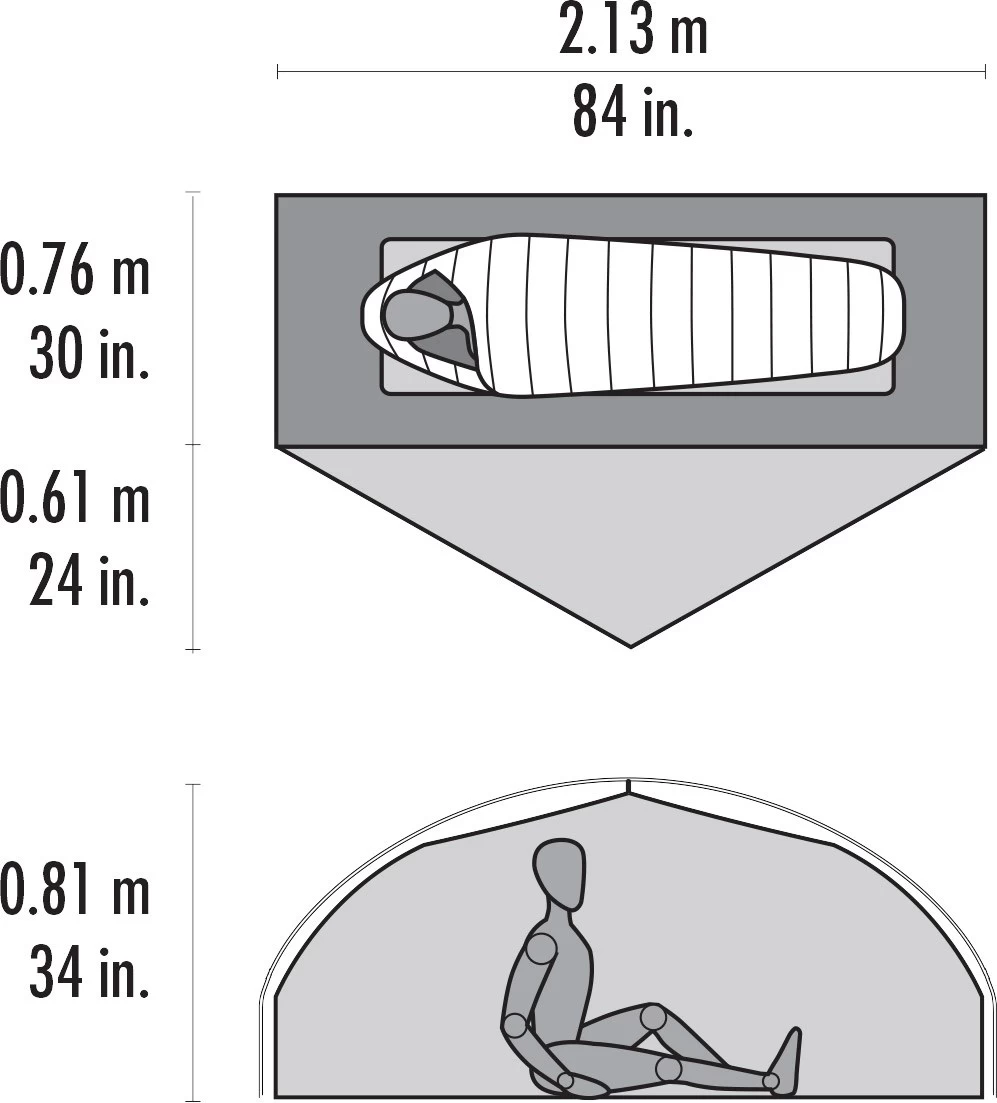 MSR Carbon Reflex™ 1 Ultralight Tent 3 MSR Carbon Reflex™ 1 Ultralight Tent - Billede 3