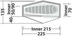 Robens Chaser 1 Tent -EventyrSøgerUdstyr 65000160 8