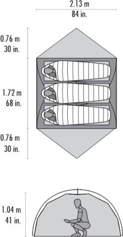 MSR Elixir™ 3 Tent -EventyrSøgerUdstyr 65100099 3