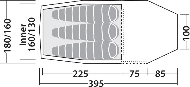 Robens Voyager 3EX Tent 8 Robens Voyager 3EX Tent - Billede 8