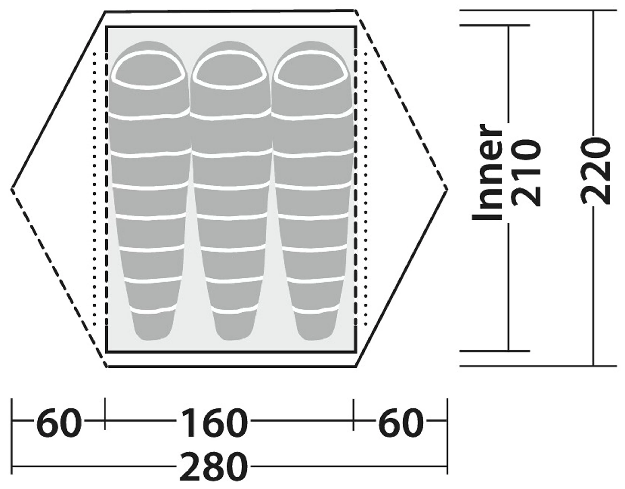 Robens Boulder 3 Tent 9 Robens Boulder 3 Tent - Billede 9