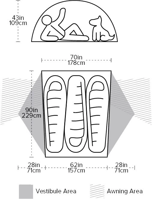 Big Agnes Copper Spur HV UL3 Tent 8 Big Agnes Copper Spur HV UL3 Tent - Billede 8