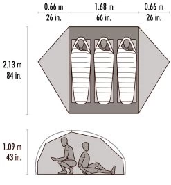 MSR FreeLite™ 3 Ultralight Tent -EventyrSøgerUdstyr 65100158 8