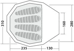 Robens Green Cone 4 PRS Tent -EventyrSøgerUdstyr 65100159 8