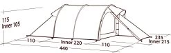 Robens Goshawk 4 Tent 17 Robens Goshawk 4 Tent -EventyrSøgerUdstyr 65100161 7