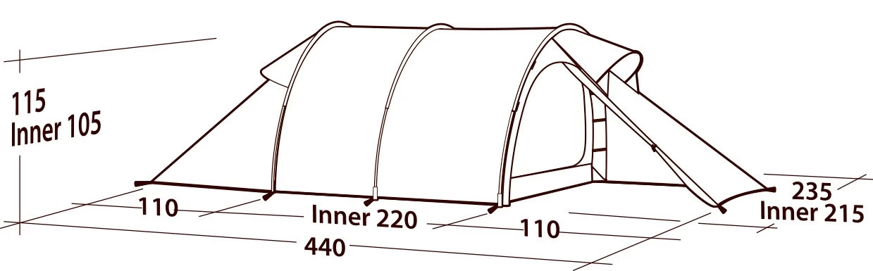Robens Goshawk 4 Tent 8 Robens Goshawk 4 Tent - Billede 8