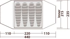 Robens Goshawk 4 Tent 18 Robens Goshawk 4 Tent -EventyrSøgerUdstyr 65100161 8