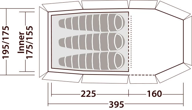 Robens Nordic Lynx 3 Tent 9 Robens Nordic Lynx 3 Tent - Billede 9