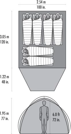 MSR Habitude™ 6 Tent 6 MSR Habitude™ 6 Tent -EventyrSøgerUdstyr 65200015 3