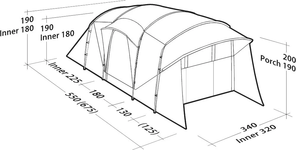Robens Eagle Rock 6+2XP Tent 10 Robens Eagle Rock 6+2XP Tent - Billede 10