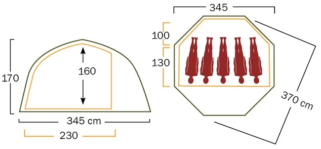 Helsport Varanger Dome 4-6 2 Helsport Varanger Dome 4-6 - Billede 2
