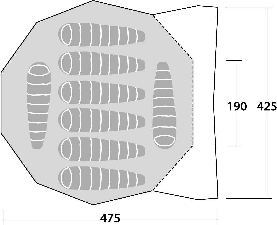 Robens Chinook Ursa 8 Tipi 10 Robens Chinook Ursa 8 Tipi - Billede 10