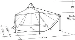 Robens Chinook Ursa S 6 Tipi -EventyrSøgerUdstyr 65400036 5