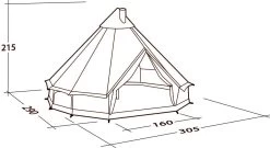 Robens Klondike 4 S Tipi 17 Robens Klondike 4 S Tipi -EventyrSøgerUdstyr 65400037 7