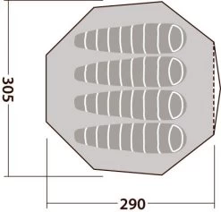 Robens Klondike 4 S Tipi 19 Robens Klondike 4 S Tipi -EventyrSøgerUdstyr 65400037 9