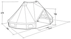 Robens Klondike 12 Twin Tipi 17 Robens Klondike 12 Twin Tipi -EventyrSøgerUdstyr 65500030 7