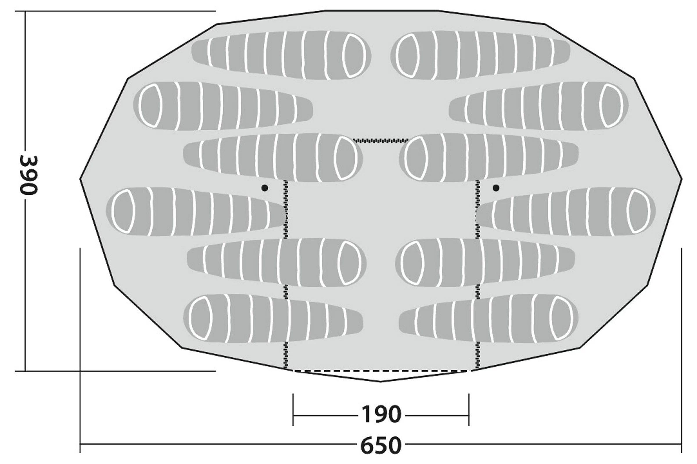 Robens Klondike 12 Twin Tipi 9 Robens Klondike 12 Twin Tipi - Billede 9