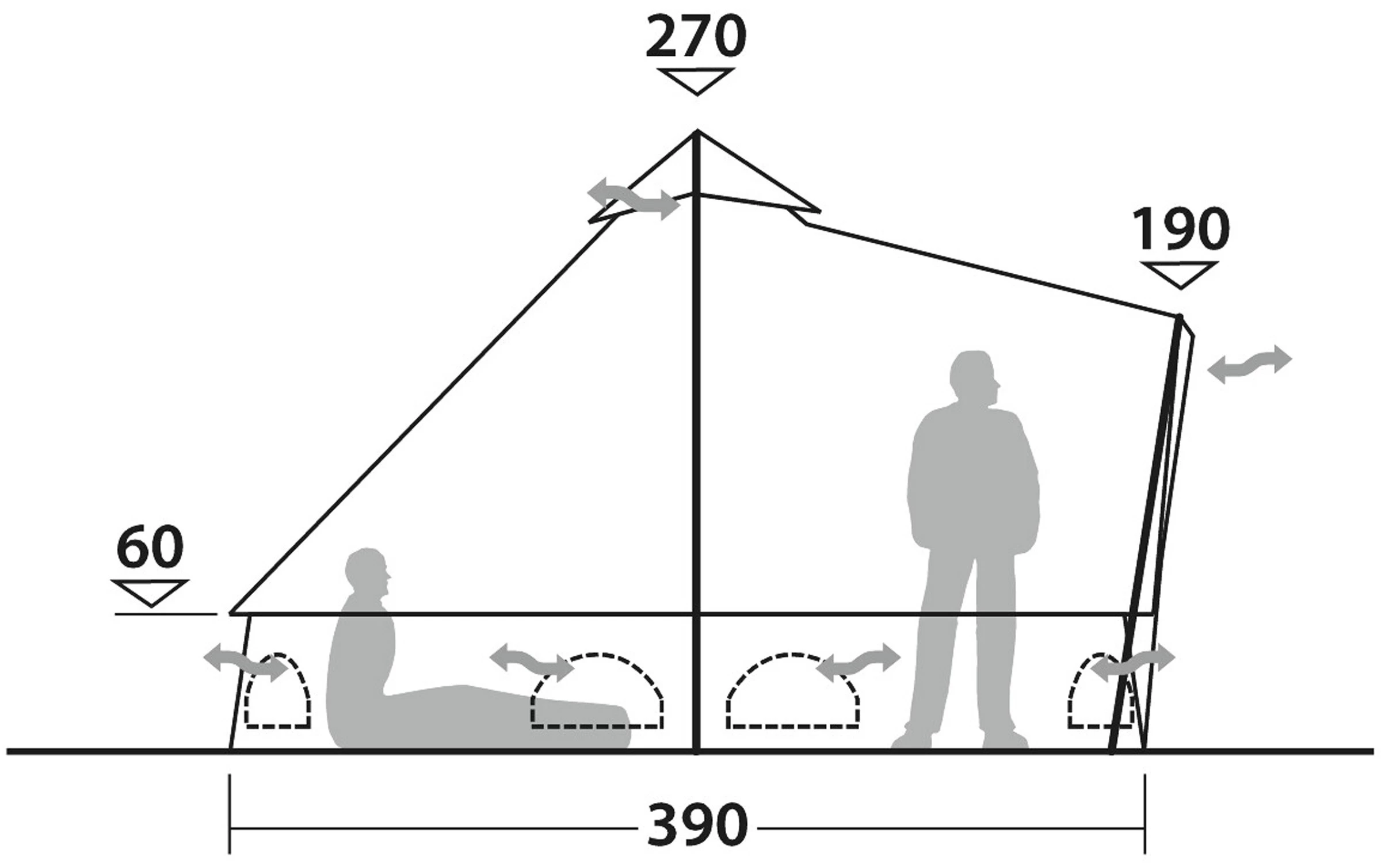 Robens Klondike 12 Twin Tipi 10 Robens Klondike 12 Twin Tipi - Billede 10