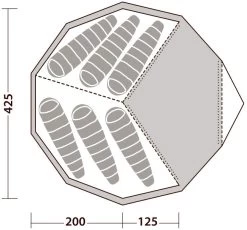 Robens Inner Tent Chinook Ursa 9 Robens Inner Tent Chinook Ursa -EventyrSøgerUdstyr 65700032 4