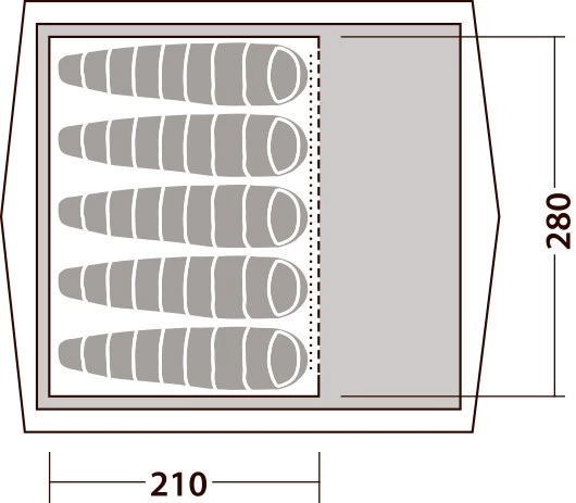 Robens Inner Tent Prospector Castle 9 Robens Inner Tent Prospector Castle - Billede 9