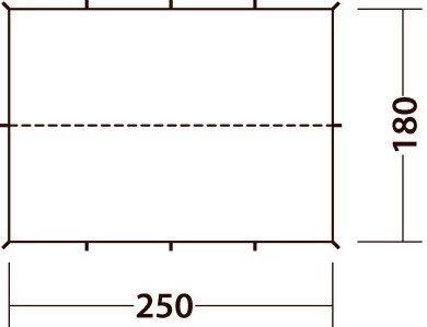 Robens Trail Tarp 2.5 X 1.8 M 4 Robens Trail Tarp 2.5 X 1.8 M - Billede 4