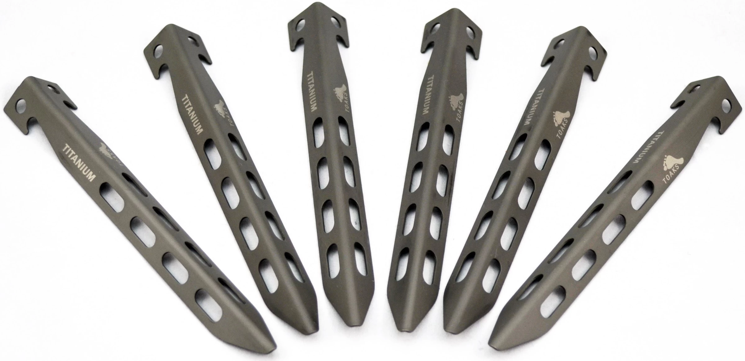 Titanium Large V-Shaped Pegs, 6 Pcs 1 Titanium Large V-Shaped Pegs, 6 Pcs