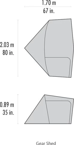 MSR Hubba™ & Elixir™ Gear Shed 5 MSR Hubba™ & Elixir™ Gear Shed -EventyrSøgerUdstyr 66900029 2