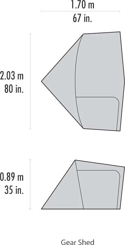 MSR Hubba™ & Elixir™ Gear Shed 3 MSR Hubba™ & Elixir™ Gear Shed - Billede 3