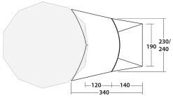 Robens Tipi Extension PRS 12 Robens Tipi Extension PRS -EventyrSøgerUdstyr 67100010 5