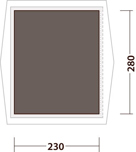 Robens Footprint Prospector Shanty 2 Robens Footprint Prospector Shanty - Billede 2