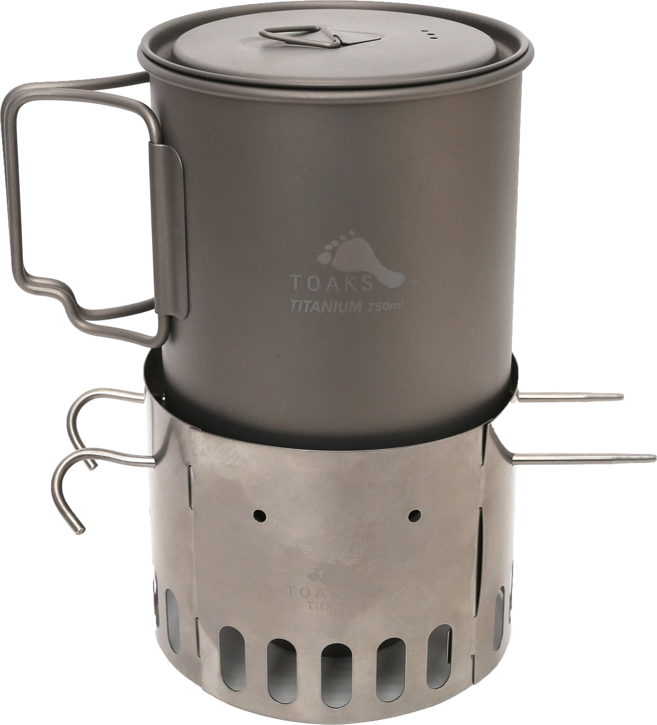 TiStand Titanium Dual Stand & Windscreen 4 TiStand Titanium Dual Stand & Windscreen - Billede 4