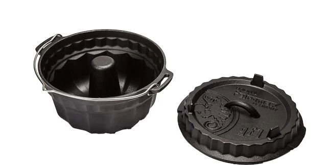 Petromax Ring Cake Pan W/Tarte Case Lid GF1 2 Petromax Ring Cake Pan W/Tarte Case Lid GF1 - Billede 2