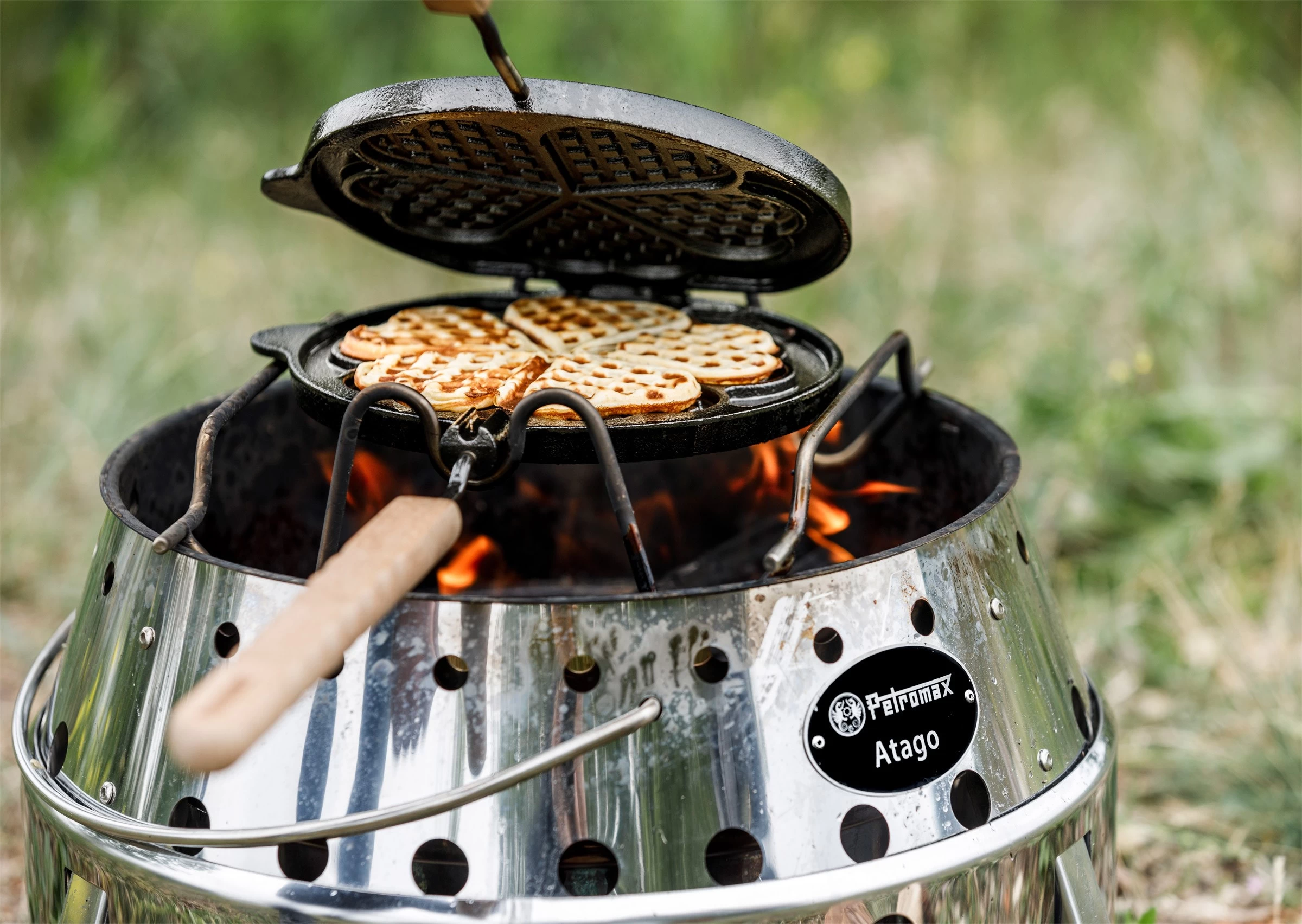 Petromax Rotating Waffle Iron 7 Petromax Rotating Waffle Iron - Billede 7