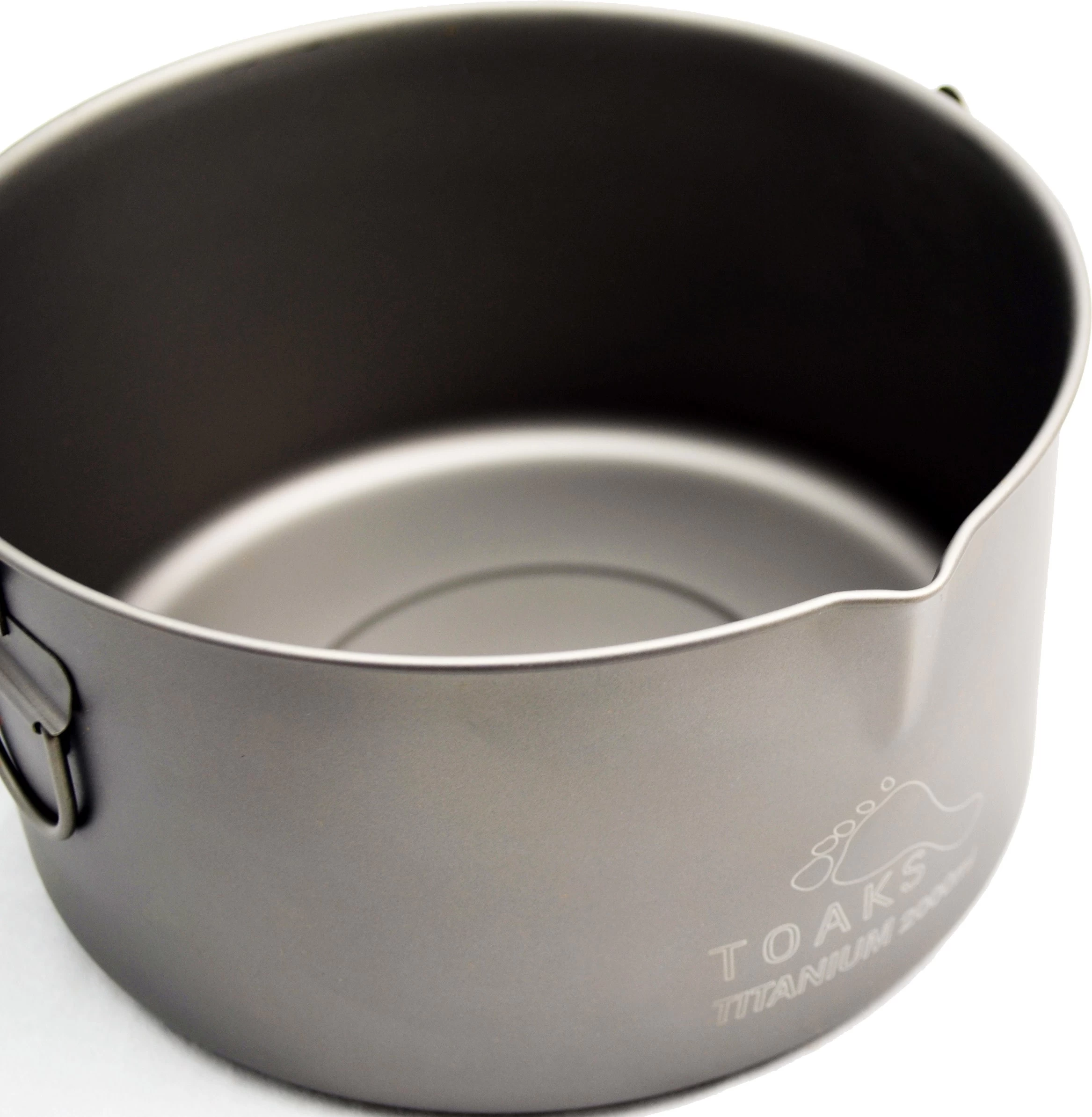 Titanium 2000 Ml Pot With Bail Handle 2 Titanium 2000 Ml Pot With Bail Handle - Billede 2
