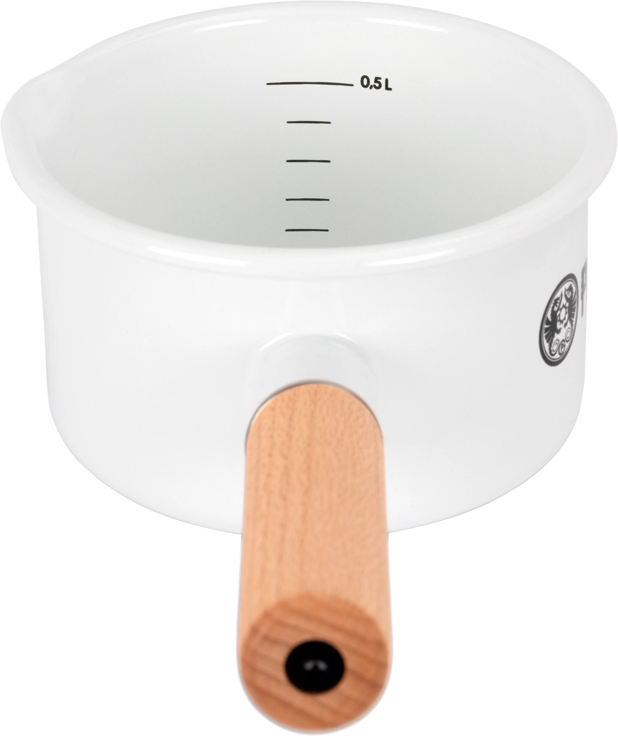 Petromax Enamel Pan 0.5L White 2 Petromax Enamel Pan 0.5L White - Billede 2