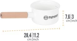 Petromax Enamel Pan 0.5L White 5 Petromax Enamel Pan 0.5L White -EventyrSøgerUdstyr 70800110 2
