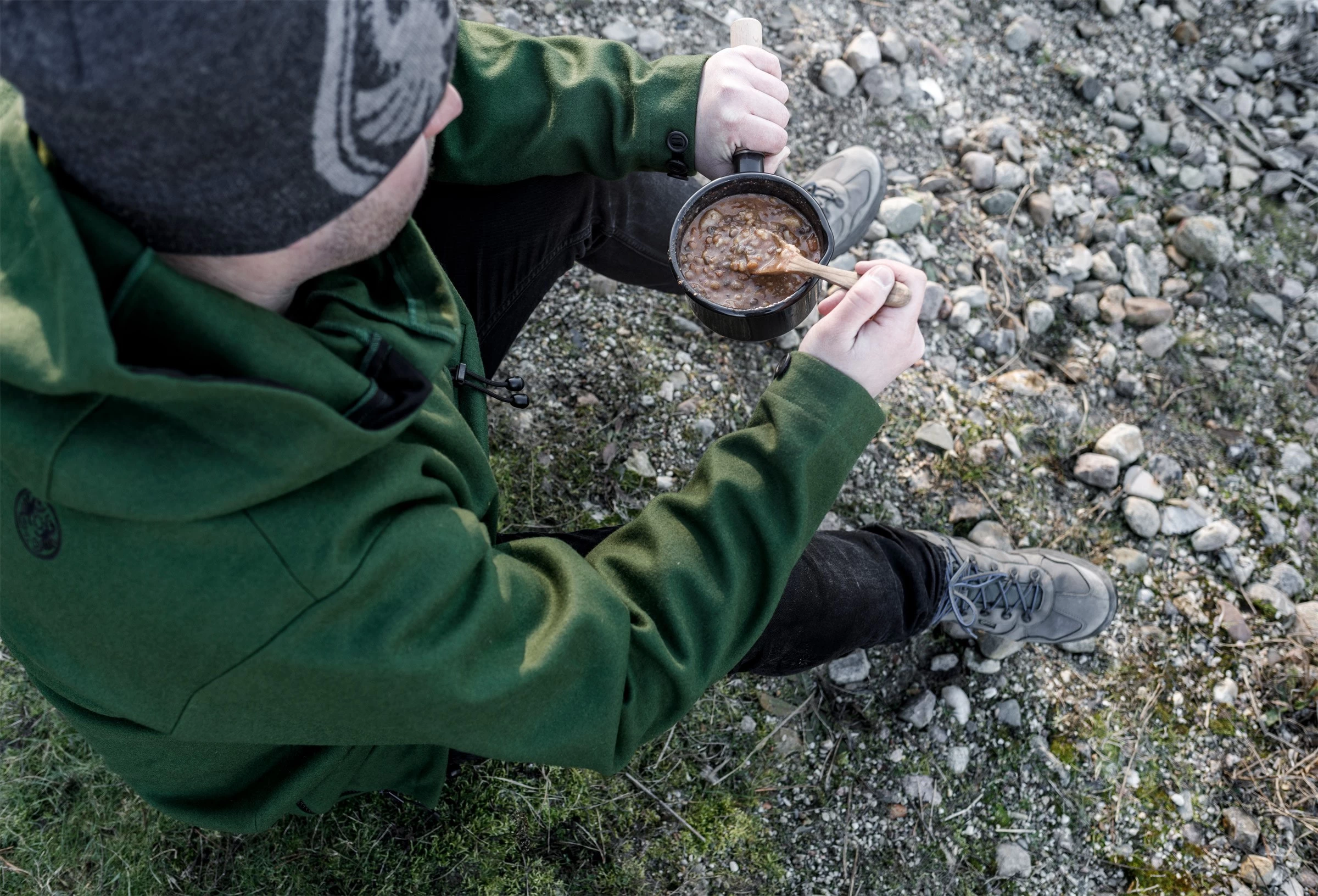 Petromax Enamel Pan 0.5L Black 3 Petromax Enamel Pan 0.5L Black - Billede 3