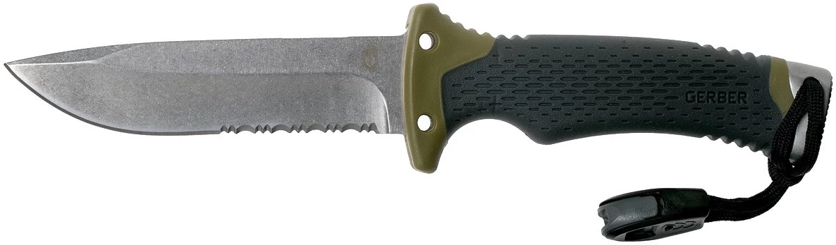 Gerber Ultimate Survival Fixed Blade Serrated Edge Knife 1 Gerber Ultimate Survival Fixed Blade Serrated Edge Knife