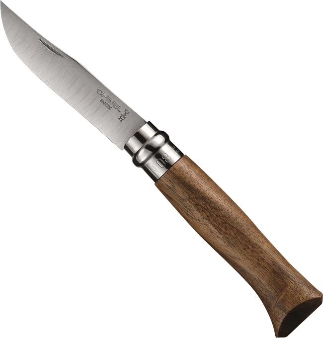 Opinel No 8 Stainless Steel Walnut Wood 1 Opinel No 8 Stainless Steel Walnut Wood