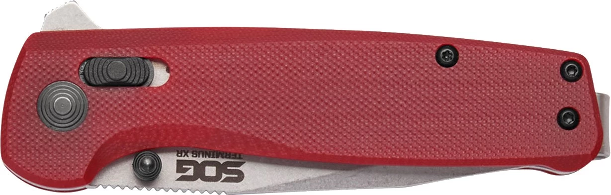 SOG Terminus XR G10 Folding Knife - Crimson 6 SOG Terminus XR G10 Folding Knife - Crimson - Billede 6
