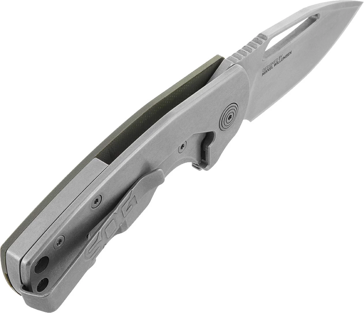 SOG Stout FLK - Olive Drab & Stonewash 4 SOG Stout FLK - Olive Drab & Stonewash - Billede 4