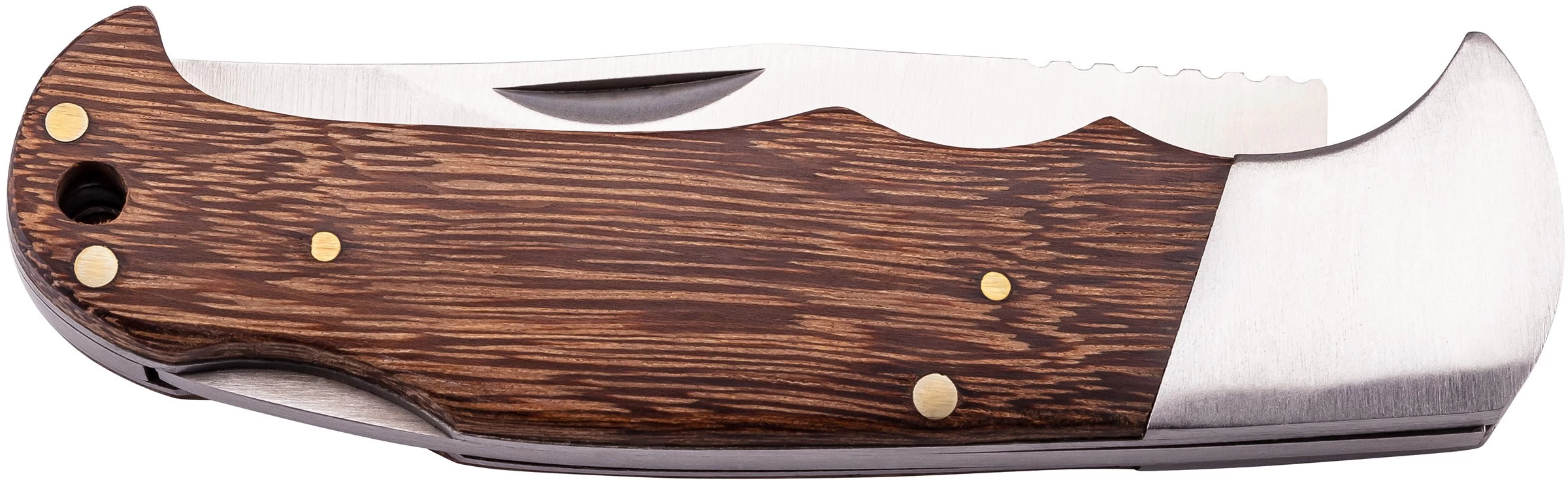 Herbertz Drop Point Pocket Knife Wenge Wood AISI 420 2 Herbertz Drop Point Pocket Knife Wenge Wood AISI 420 - Billede 2