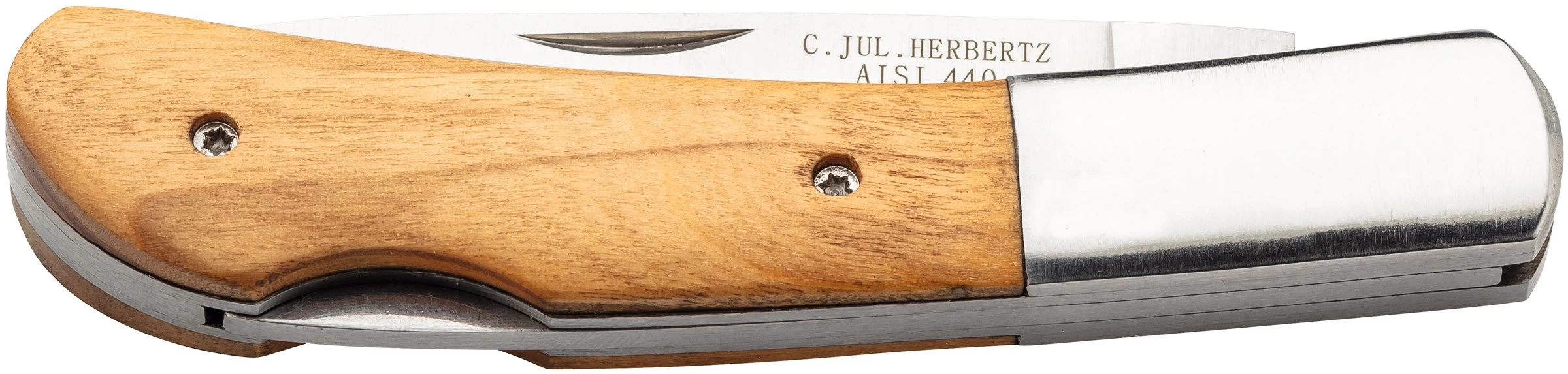 Herbertz Olive Wood Pocket Knife Satin 440 2 Herbertz Olive Wood Pocket Knife Satin 440 - Billede 2