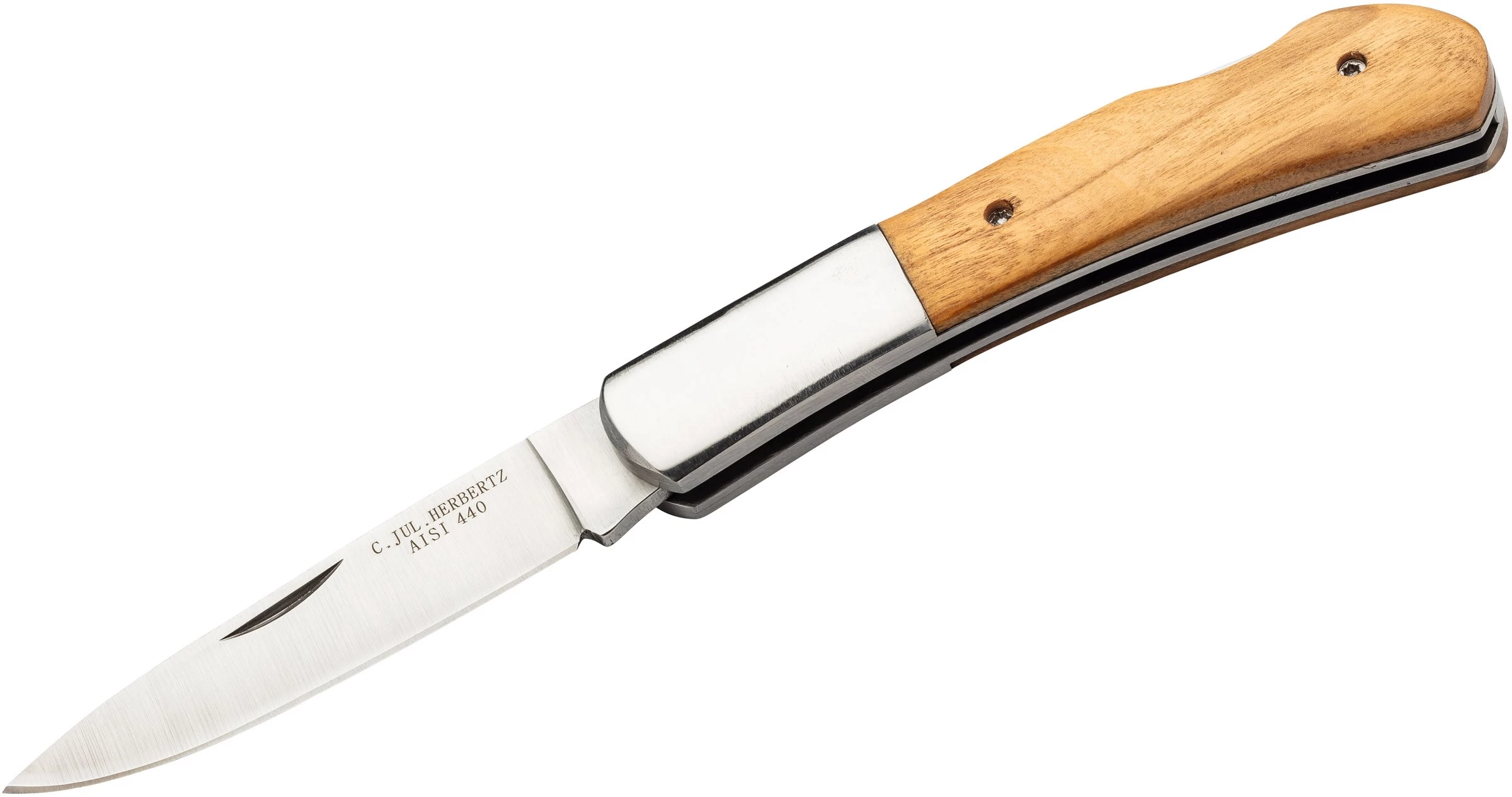 Herbertz Olive Wood Pocket Knife Satin 440 1 Herbertz Olive Wood Pocket Knife Satin 440